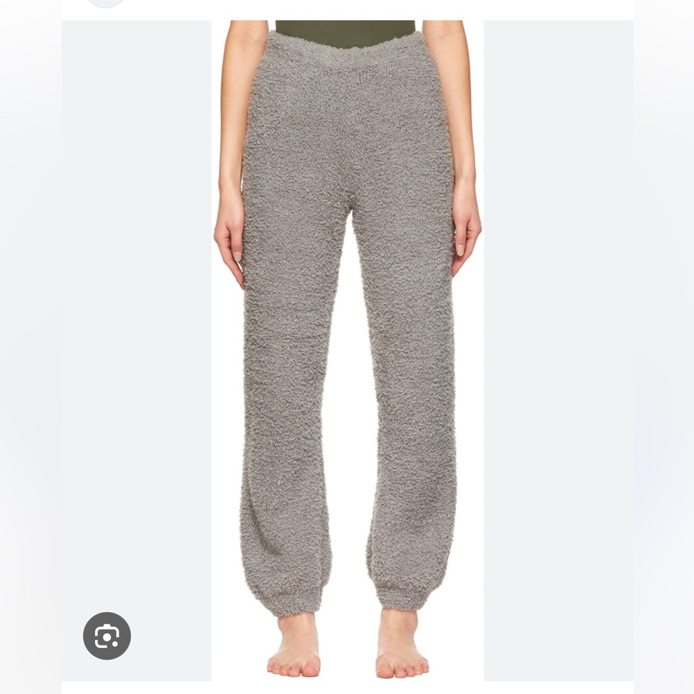 SKIMS cozy knit grey/gray joggers L/XL